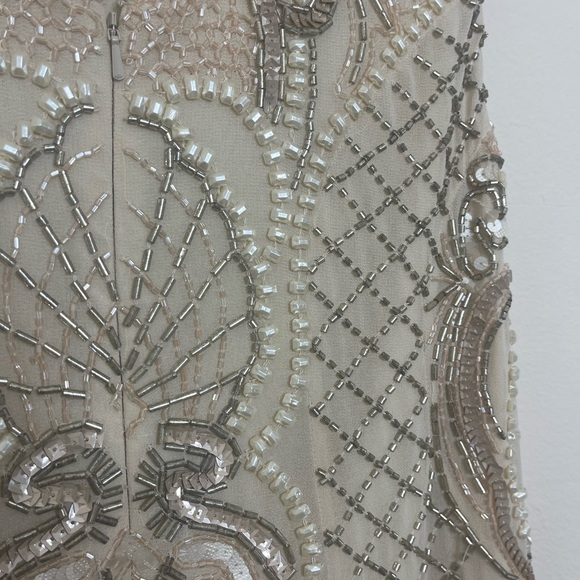 Cat Eye Embellished Mix Maxi ASOS Dress - Picture 4 of 10